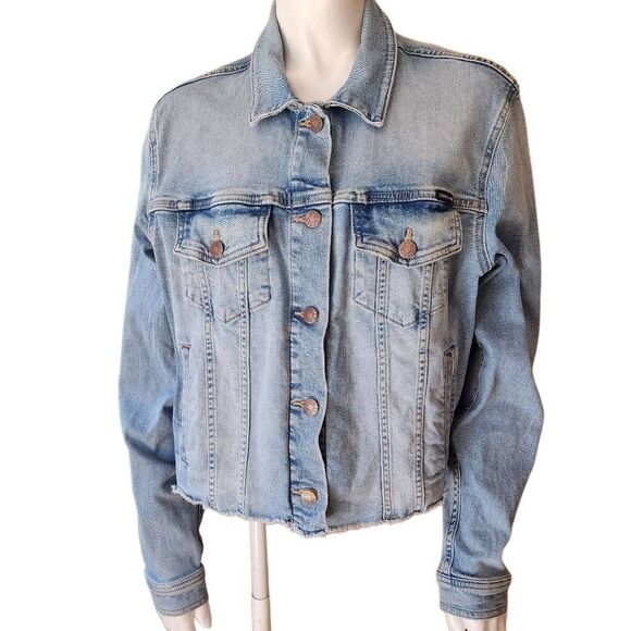 Calvin Klein Jeans Denim Jacket (XL) - Picture 2 of 5